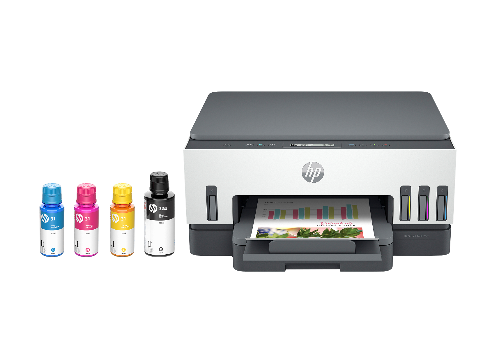 HP Smart Tank 7001 All-in-One Printer view 3